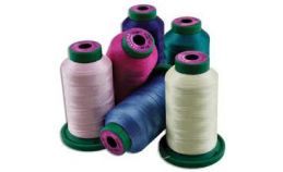 Ten Isacord 1000 metre embroidery thread cones
