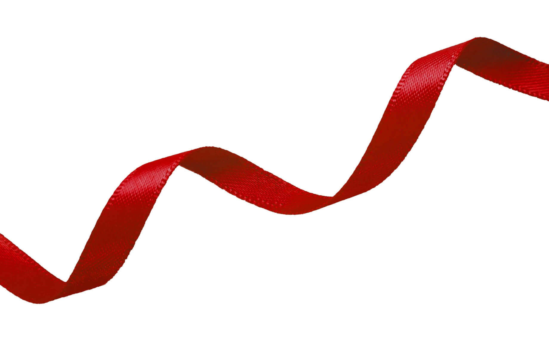 6mm red satin ribbon